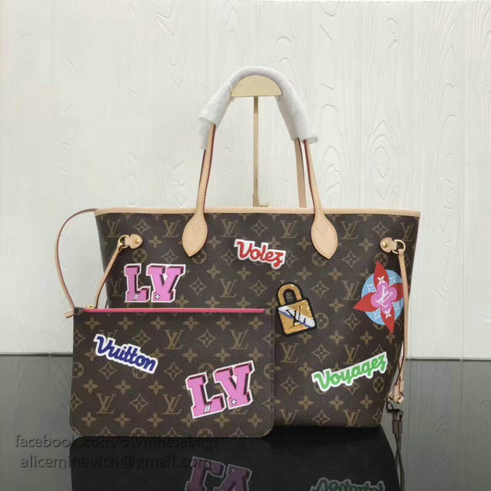 Louis Vuitton Monogram Canvas Neverfull MM M43988