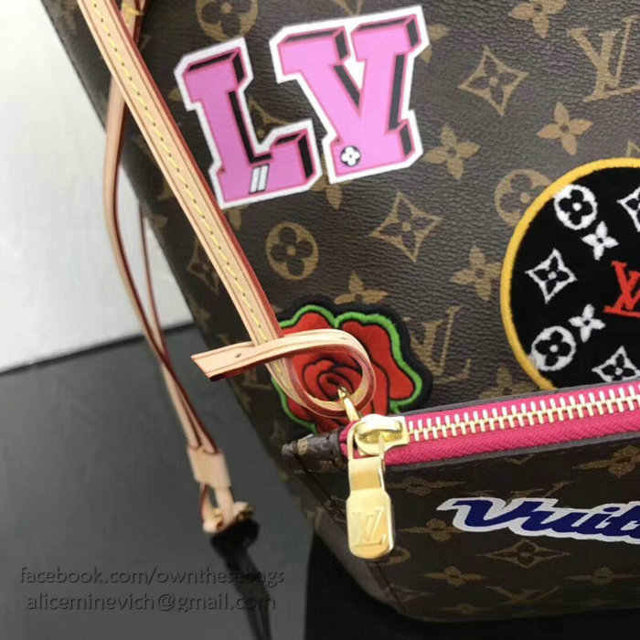 Louis Vuitton Monogram Canvas Neverfull MM M43988