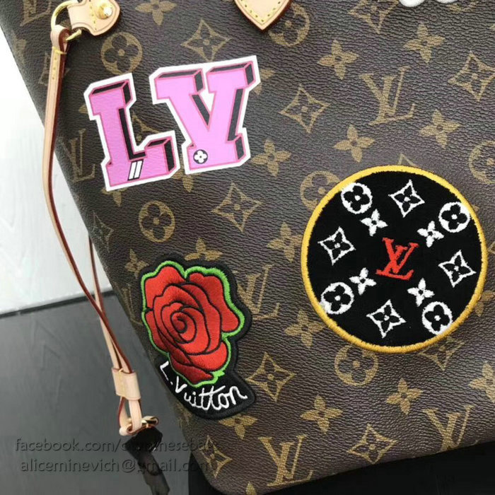 Louis Vuitton Monogram Canvas Neverfull MM M43988