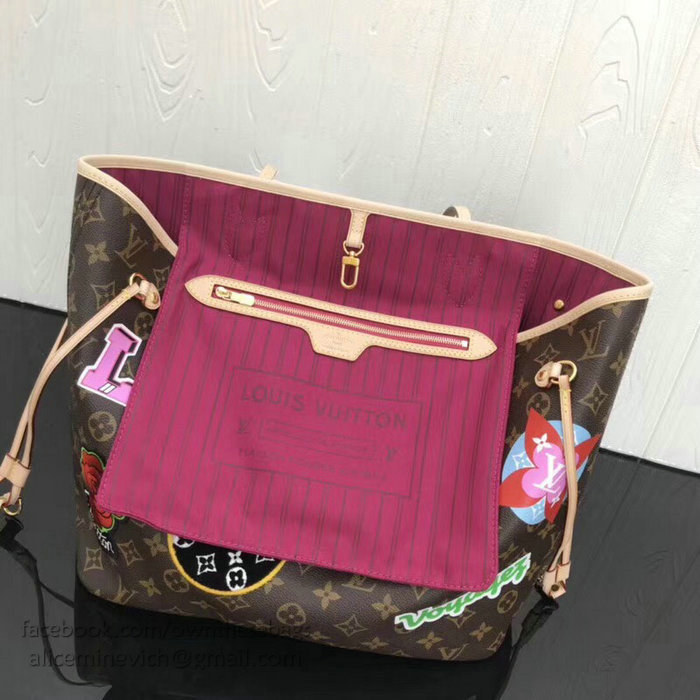 Louis Vuitton Monogram Canvas Neverfull MM M43988