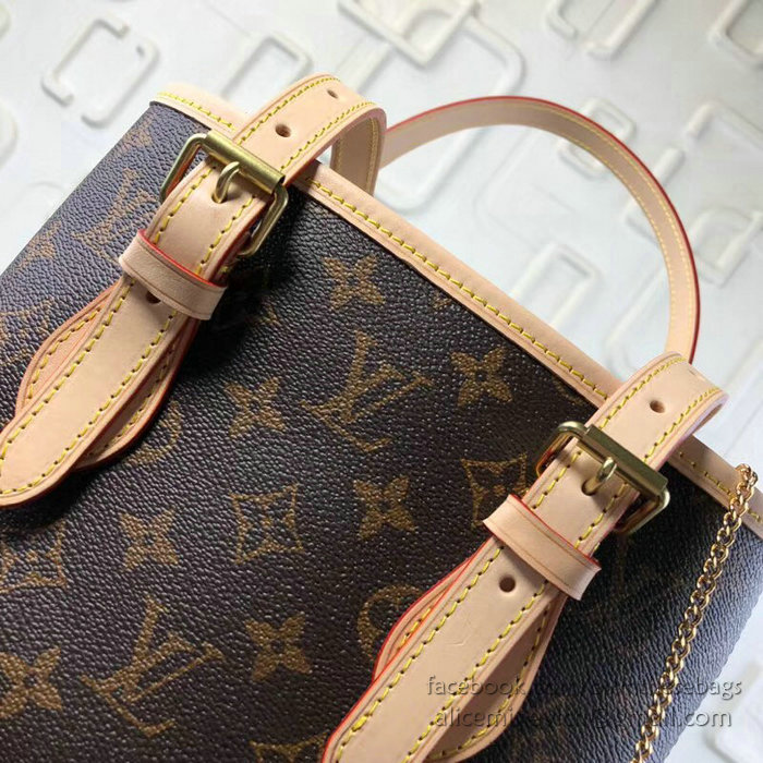 Louis Vuitton Monogram Canvas Petit Bucket Bag M42236