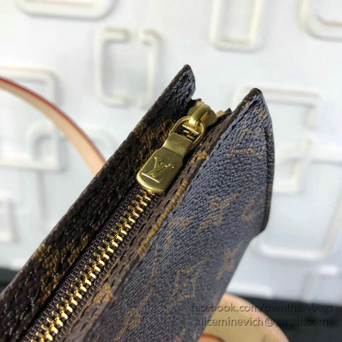 Louis Vuitton Monogram Canvas Petit Bucket Bag M42236