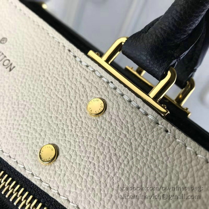 Louis Vuitton Monogram Empreinte Sully PM Noir Creme M54196