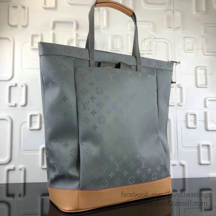 Louis Vuitton Monogram Titanium Canvas Zipped Tote M43887