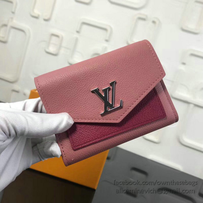 Louis Vuitton Mylockme Compact Wallet Rose M62948