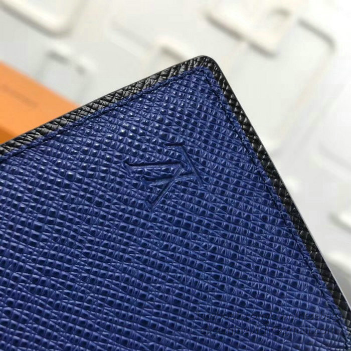 Louis Vuitton Pocket Organizer Blue M30551