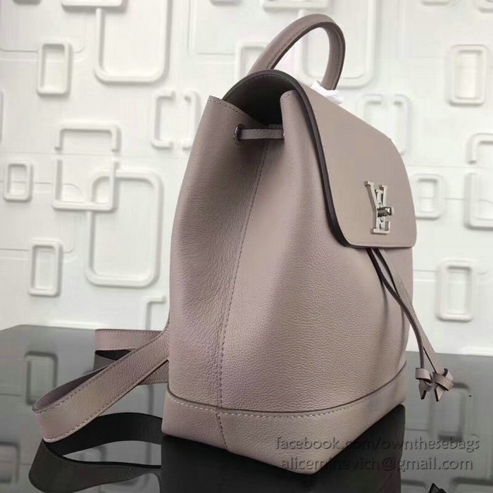 Louis Vuitton Soft Calfskin Lockme Backpack Nude M41817