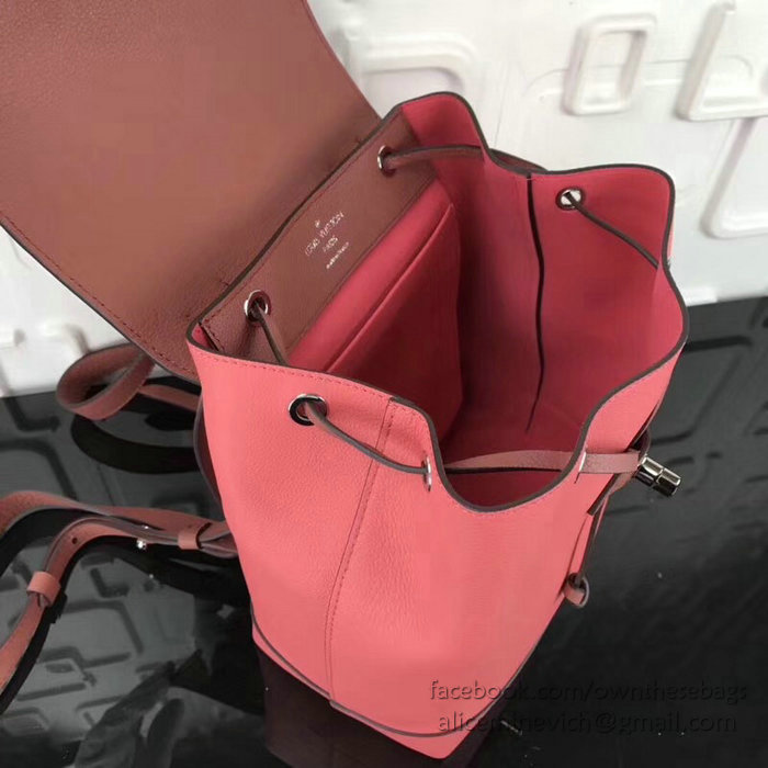 Louis Vuitton Soft Calfskin Lockme Backpack Vieux Rose M41817