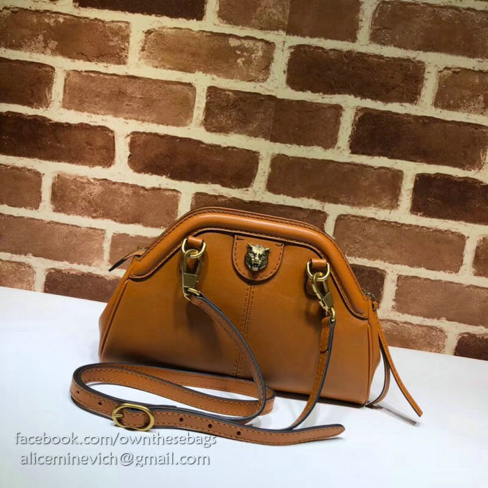 Gucci RE(BELLE) Small Shoulder Bag Brown 524620