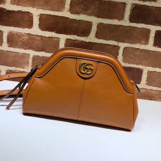 Gucci RE(BELLE) Small Shoulder Bag Brown 524620