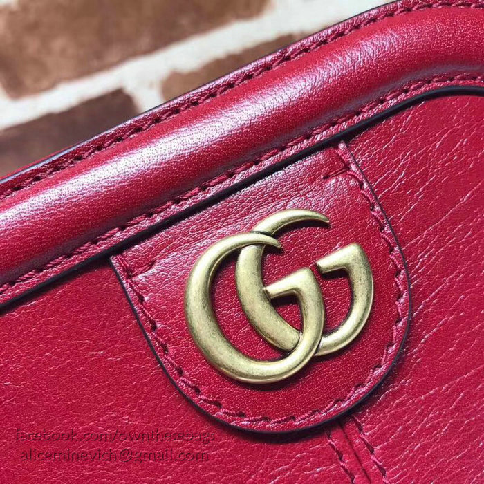 Gucci RE(BELLE) Small Shoulder Bag Red 524620