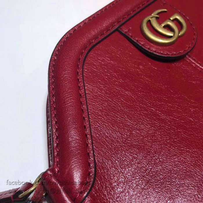 Gucci RE(BELLE) Small Shoulder Bag Red 524620