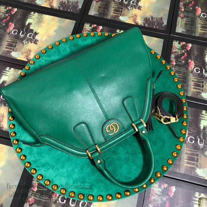 Gucci Re(Belle) Medium Top Handle Bag Green 516459