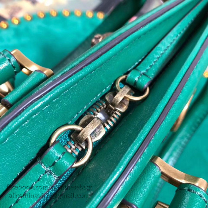 Gucci Re(Belle) Medium Top Handle Bag Green 516459