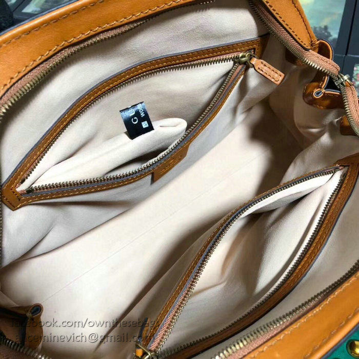 Gucci Re(Belle) Medium Top Handle Bag Yellow 516459