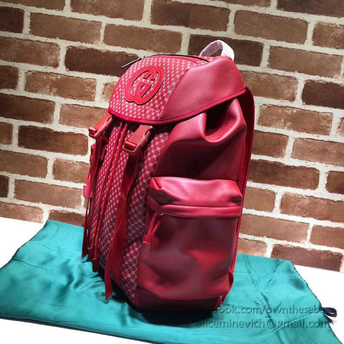 Gucci-Dapper Dan backpack Red 536413