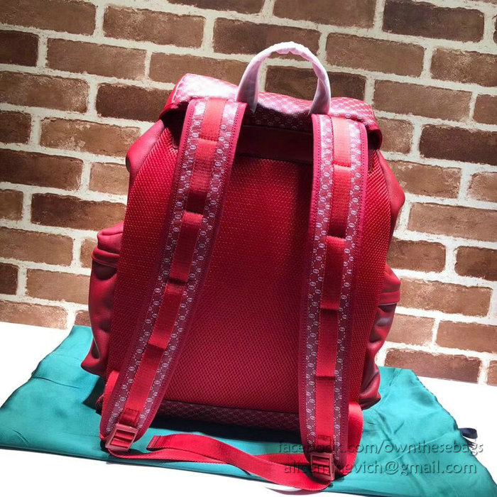 Gucci-Dapper Dan backpack Red 536413