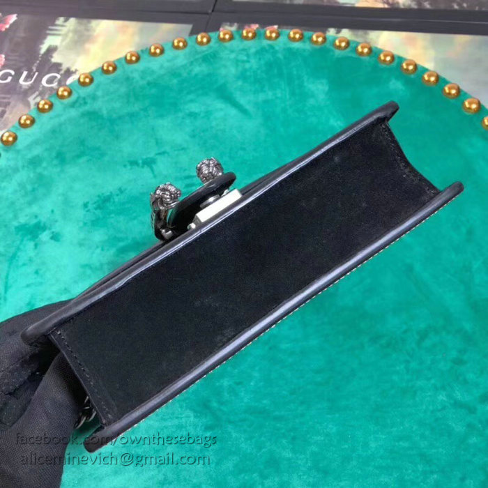 Gucci Dionysus GG Supreme Mini Bag Black 421970