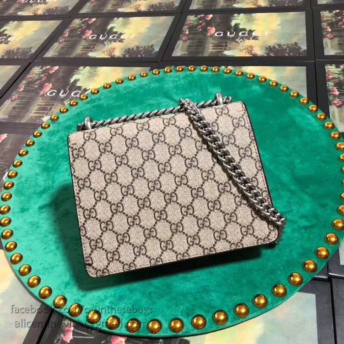 Gucci Dionysus GG Supreme Mini Bag Burgundy 421970