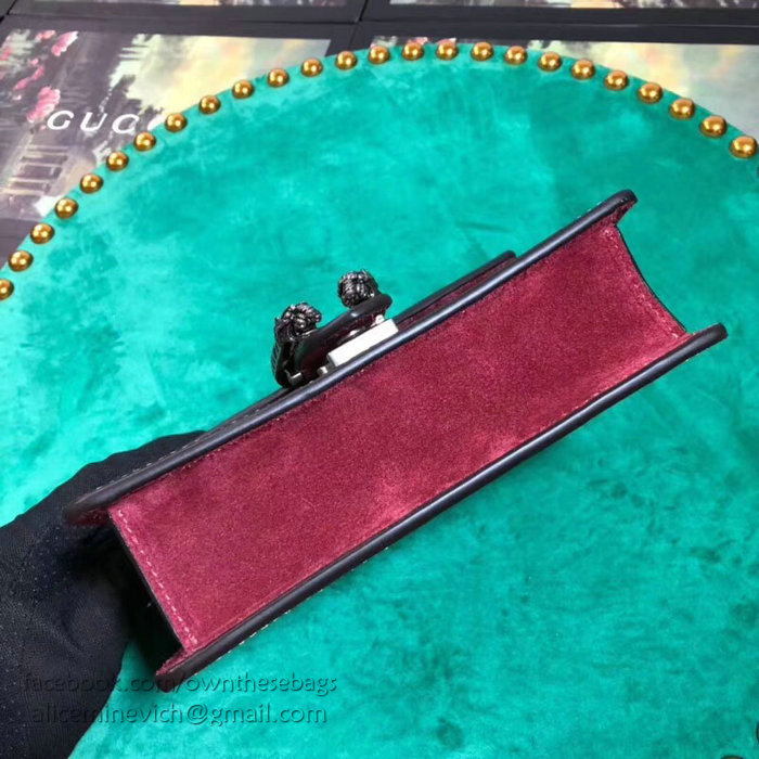 Gucci Dionysus GG Supreme Mini Bag Burgundy 421970