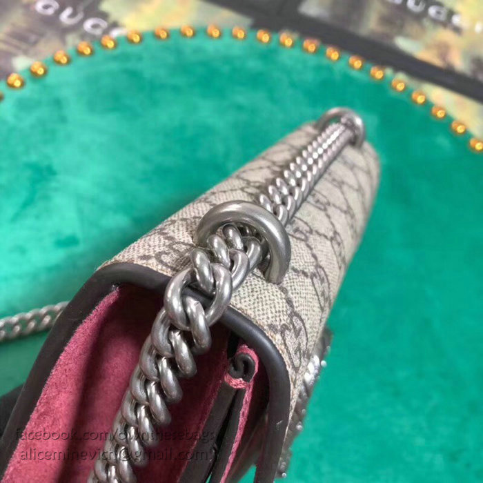 Gucci Dionysus GG Supreme Mini Bag Burgundy 421970