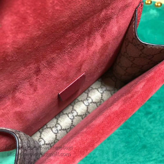 Gucci Dionysus GG Supreme Mini Bag Red 421970