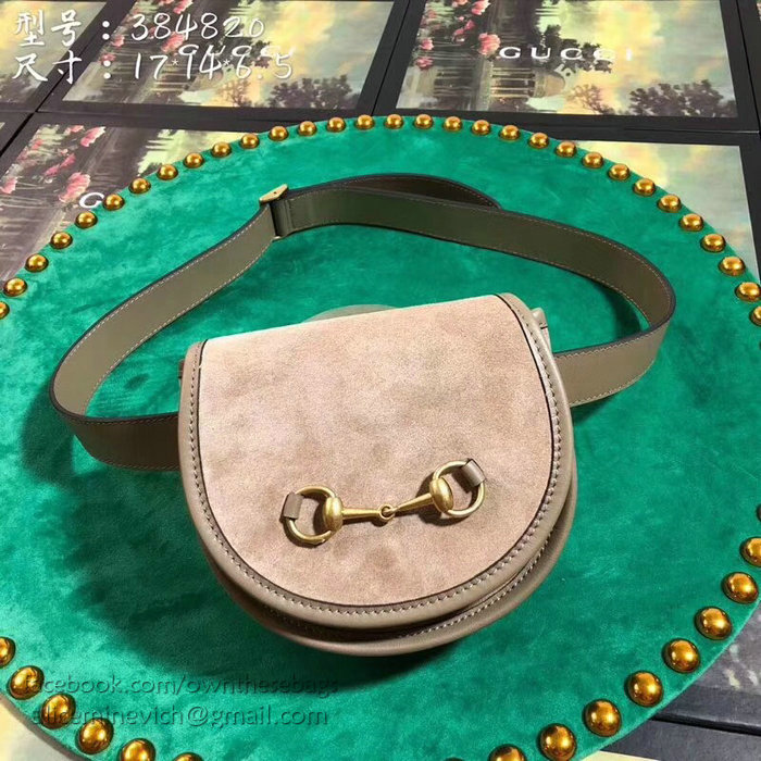 Gucci Leather Belt Bag Beige 384820