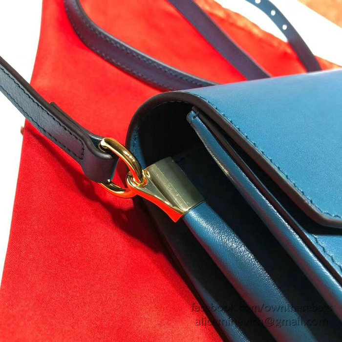 Gucci Medium Shoulder Bag Blue 527857