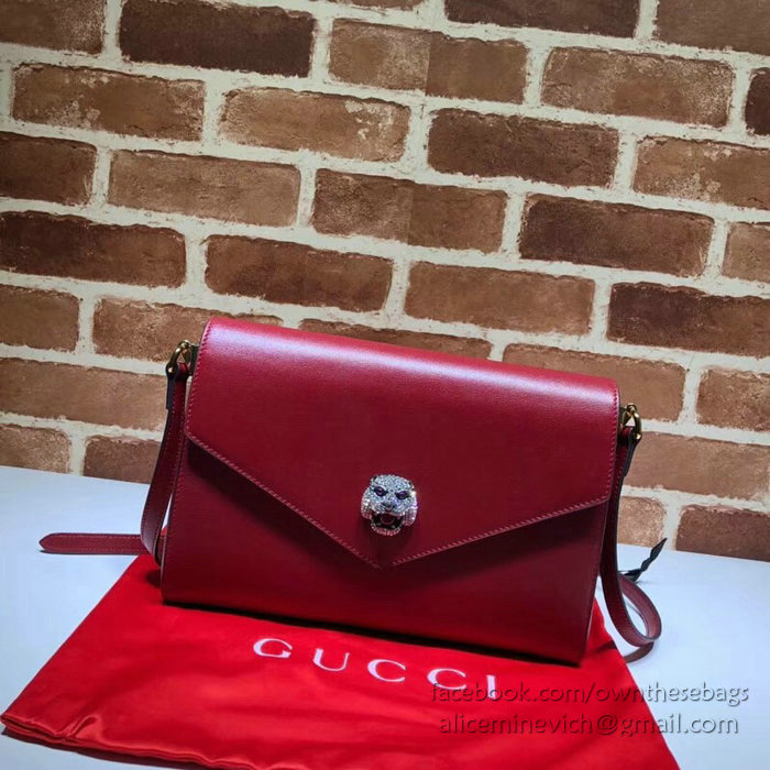 Gucci Medium Shoulder Bag Burgundy c