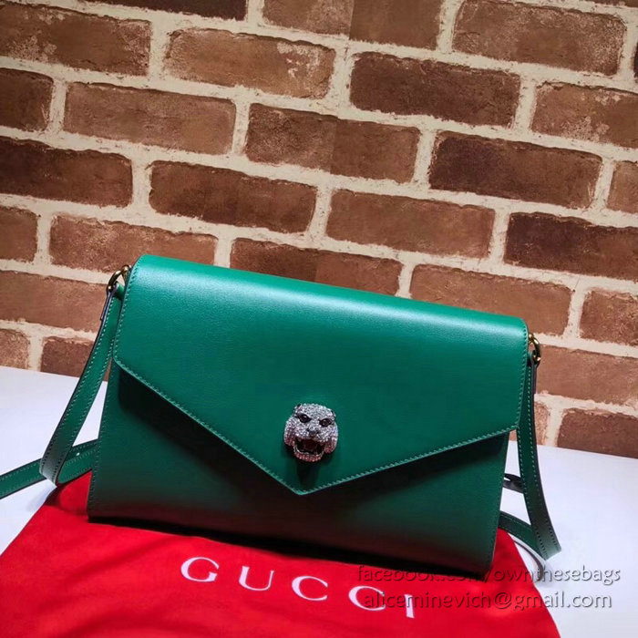 Gucci Medium Shoulder Bag Green 527857