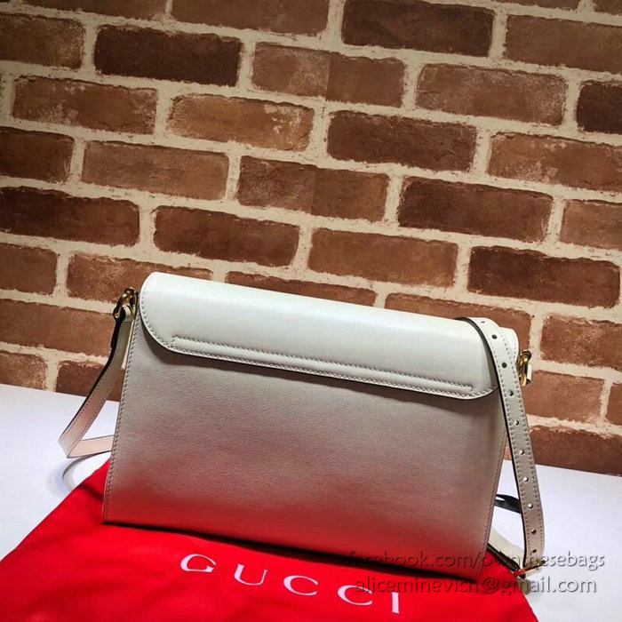 Gucci Medium Shoulder Bag White 527857