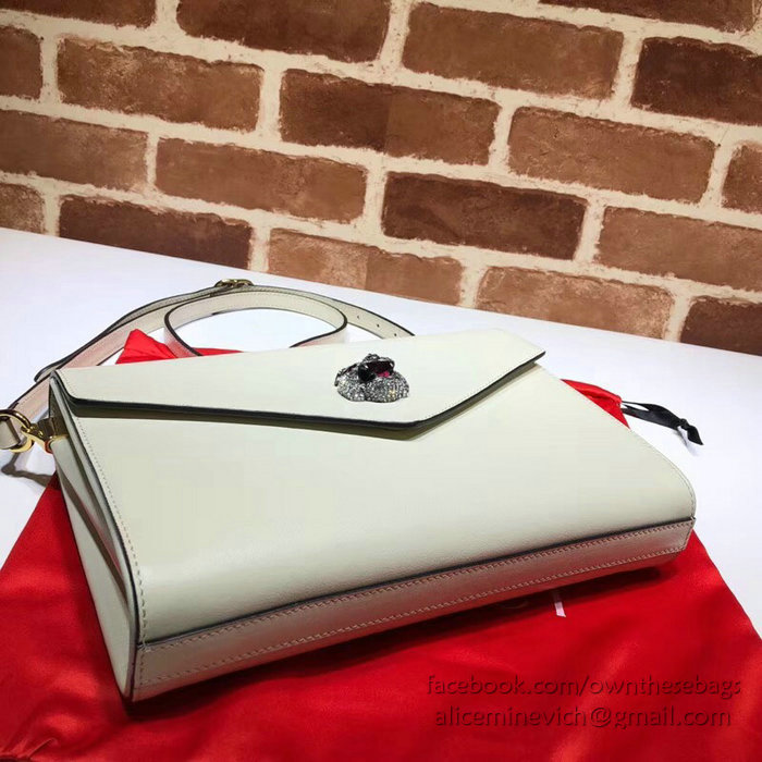 Gucci Medium Shoulder Bag White 527857