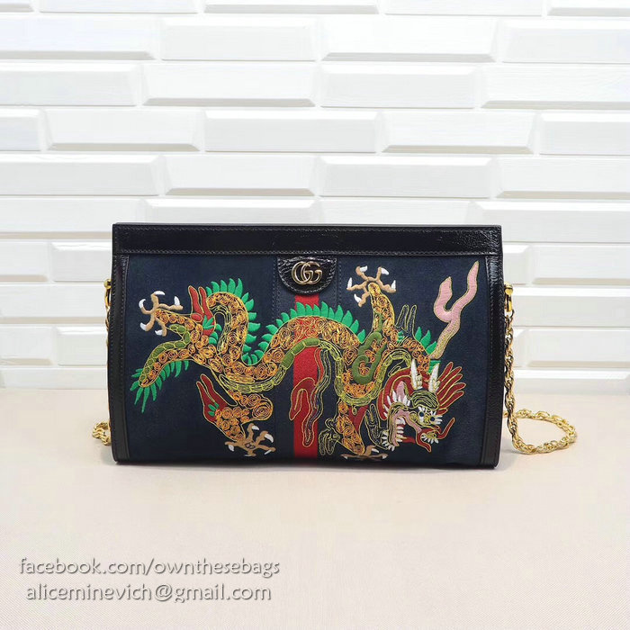 Gucci Ophidia Embroidered Medium Shoulder Bag 503876