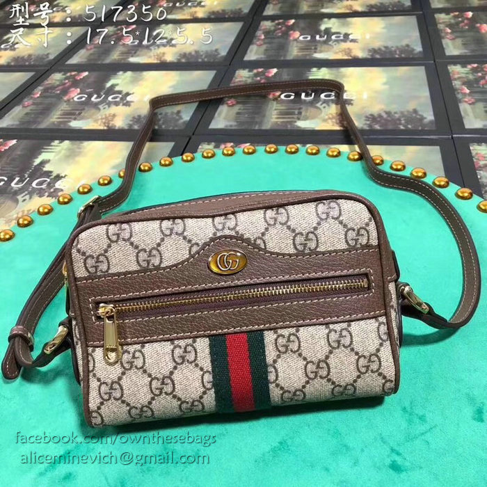 Gucci Ophidia GG Supreme Mini Shoulder Bag 517350