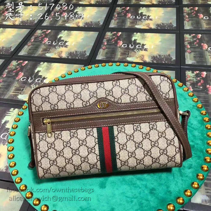 Gucci Ophidia GG Supreme Small Shoulder Bag 517080