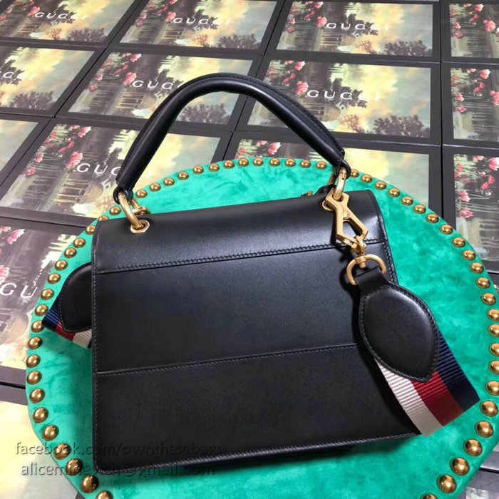 Gucci Queen Margaret Small Top Handle Bag Black 476541