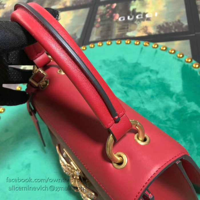 Gucci Queen Margaret Small Top Handle Bag Red 476541