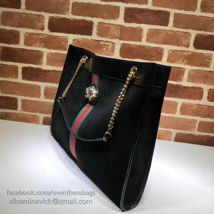 Gucci Rajah Large Tote Black 537219