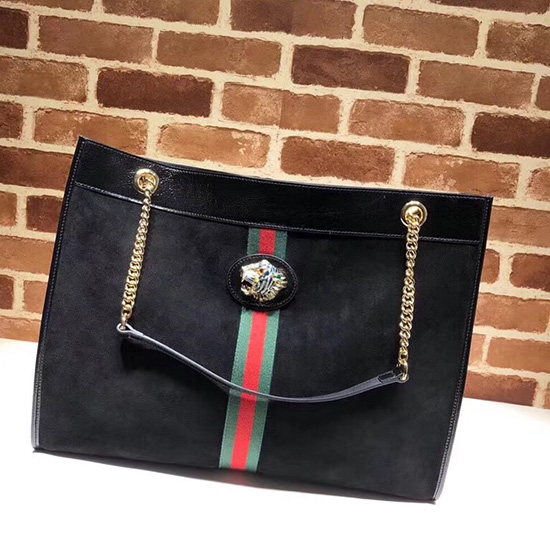 Gucci Rajah Large Tote Black 537219