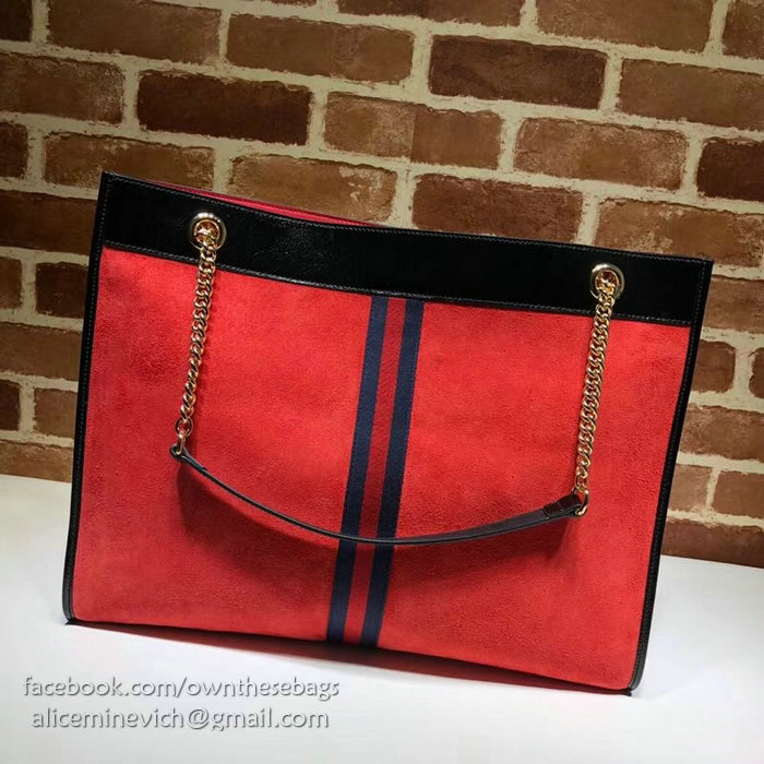 Gucci Rajah Large Tote Red 537219