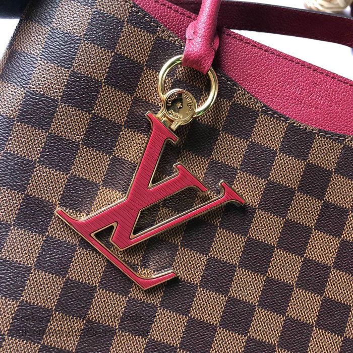 Louis Vuitton Damier Ebene Canvas LV Riverside Burgundy N40050