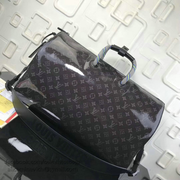 Louis Vuitton Monogram Eclipse Glaze Keepall Bandouliere 50 M43886