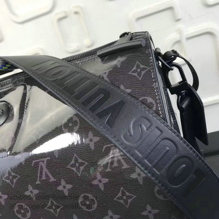 Louis Vuitton Monogram Eclipse Glaze Keepall Bandouliere 50 M43886