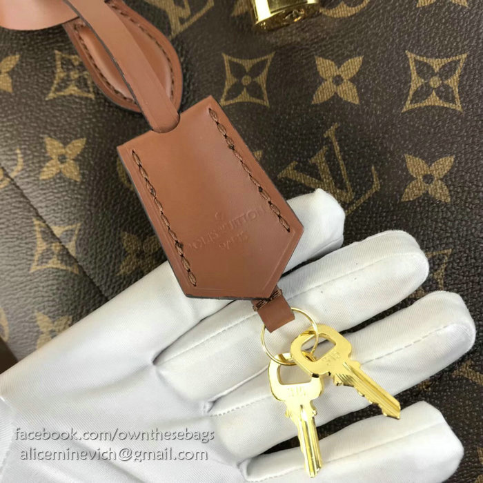 Louis Vuitton Monogram Canvas Flower Tote Brown M43550