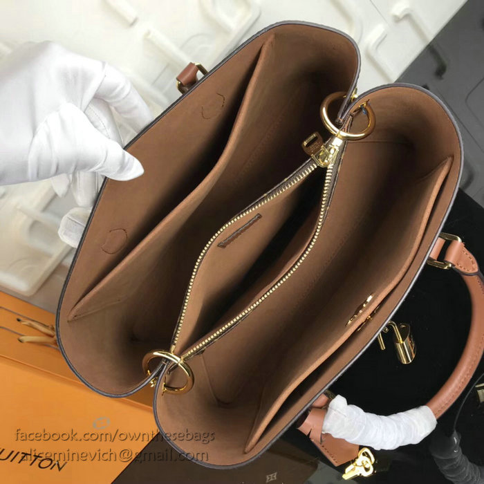 Louis Vuitton Monogram Canvas Flower Tote Brown M43550