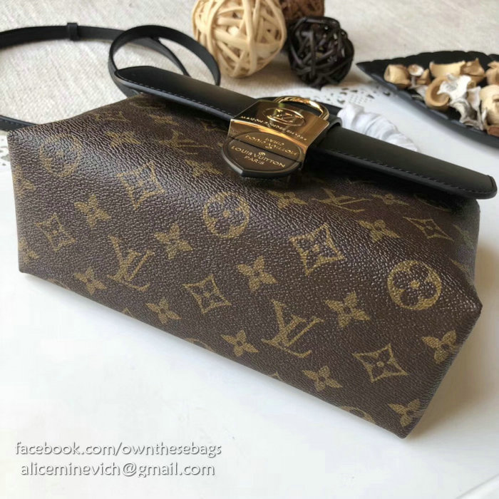 Louis Vuitton Monogram Canvas Top Handle Bag Noir M43129