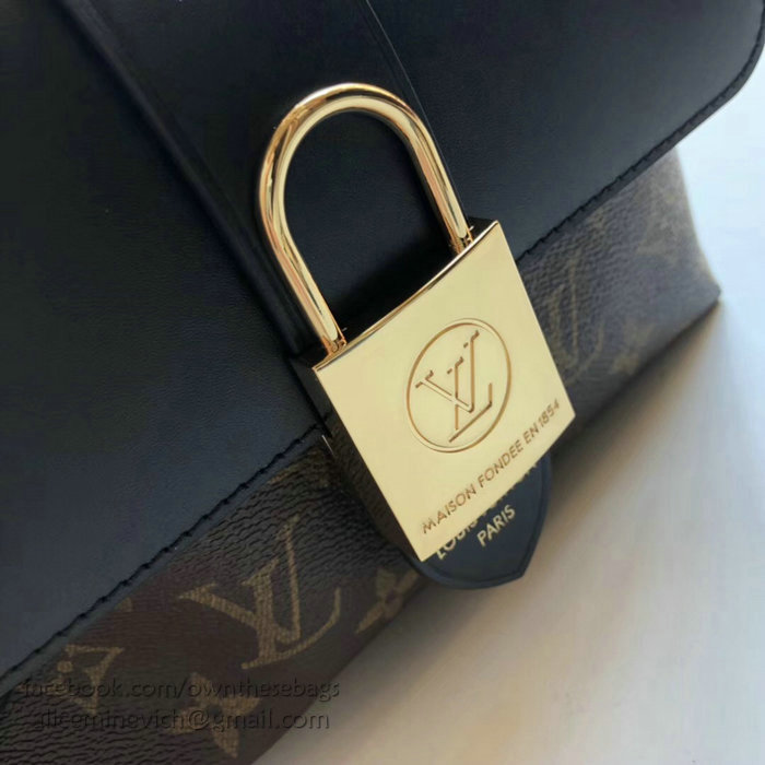 Louis Vuitton Monogram Canvas Top Handle Bag Noir M43129