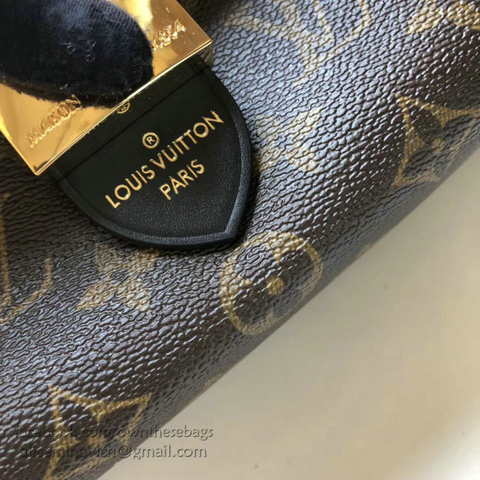 Louis Vuitton Monogram Canvas Top Handle Bag Noir M43129