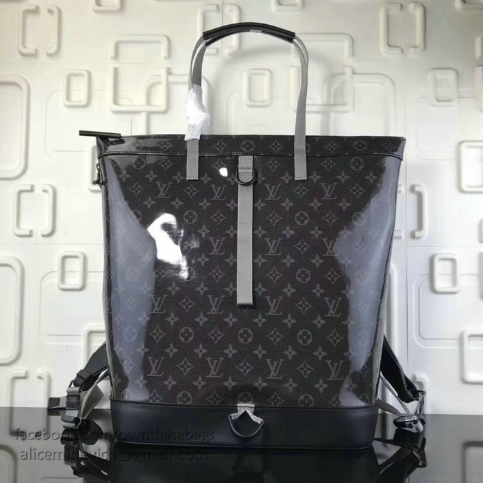 Louis Vuitton Monogram Eclipse Glaze Zipped Tote M43887