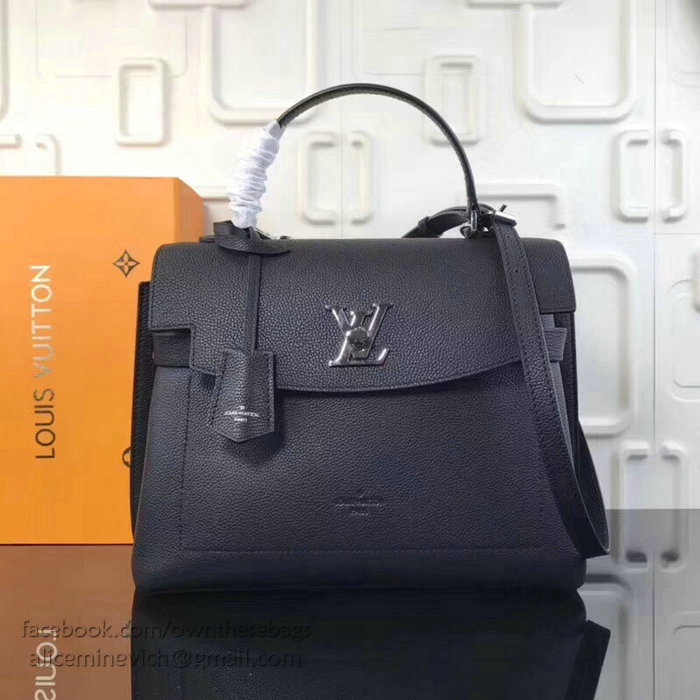 Louis Vuitton Soft Calfskin Lockme Ever Noir M51395